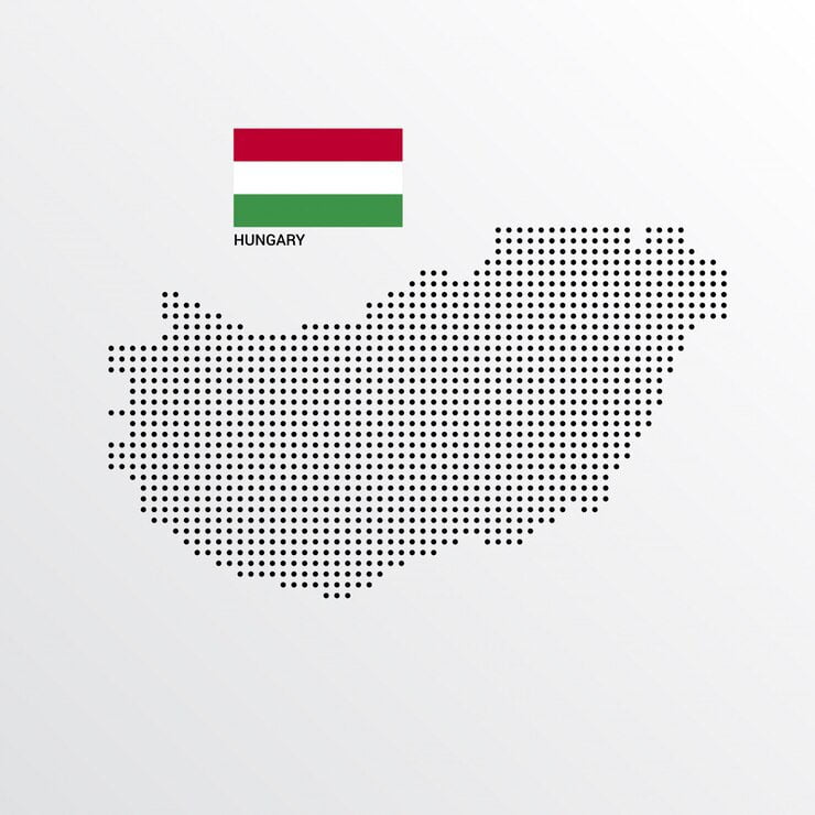 نقشه مجارستان