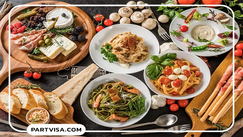 راهنمای سفر به رم ایتالیا 7 غذای ایتالیایی
