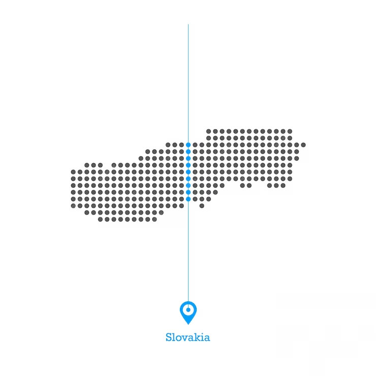 نقشه اسلواکی