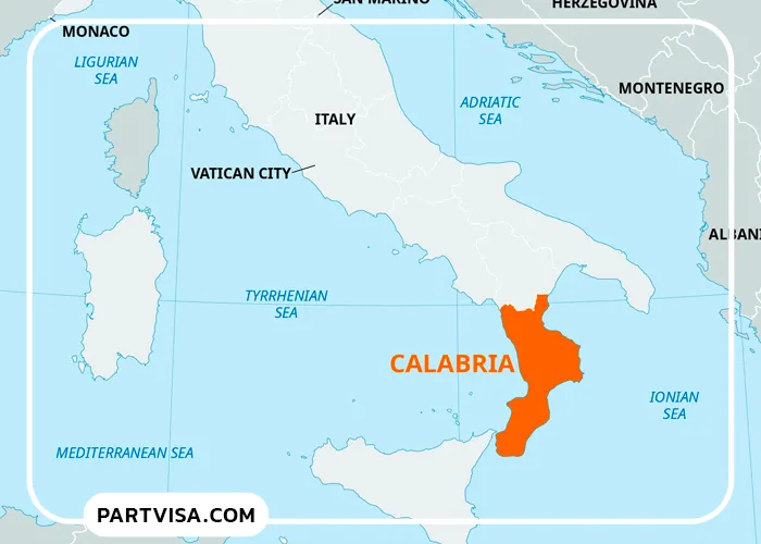 نقشه-و-موقعیت-جغرافیایی-کالابریا